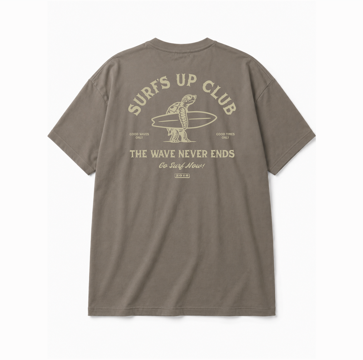 Camiseta Slow Driver Bege Costeiro