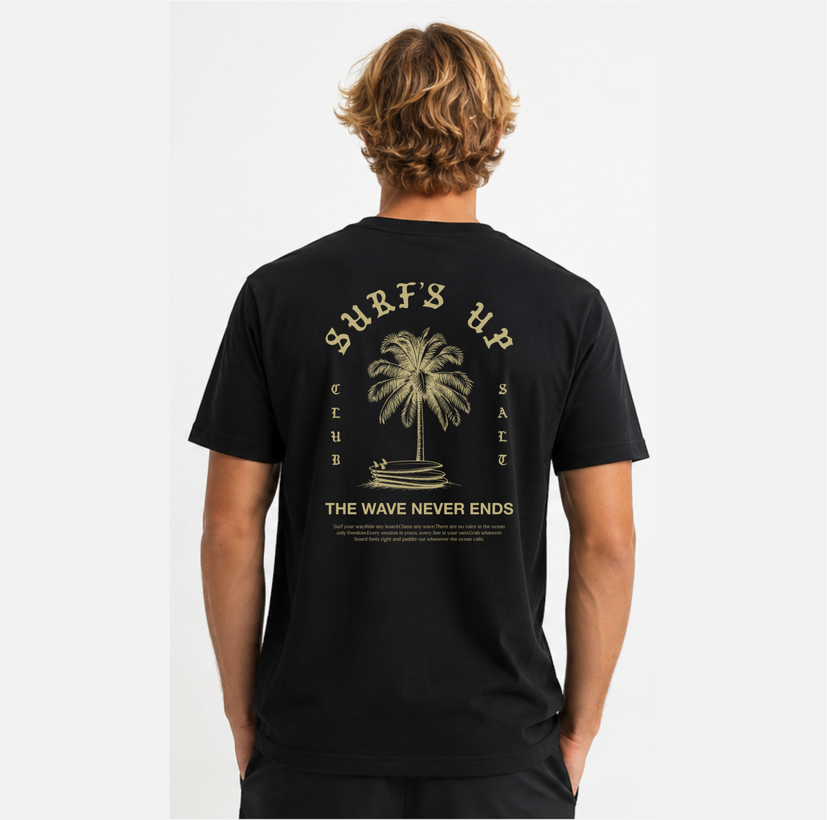 Camiseta Palm Shady Preta