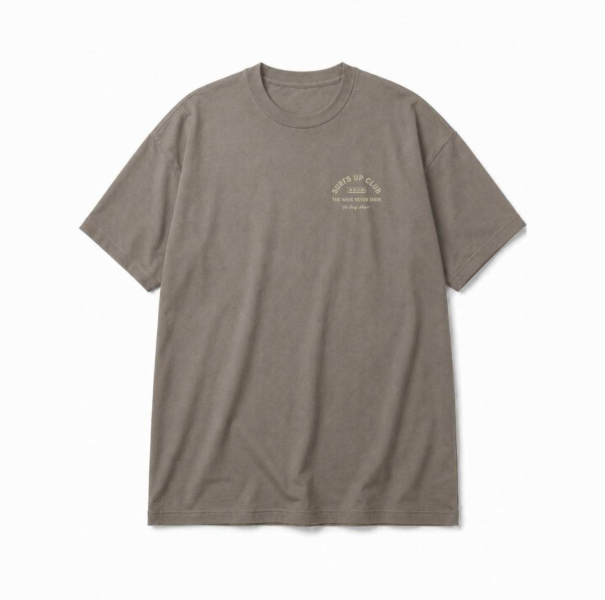 Camiseta Slow Driver Bege Costeiro