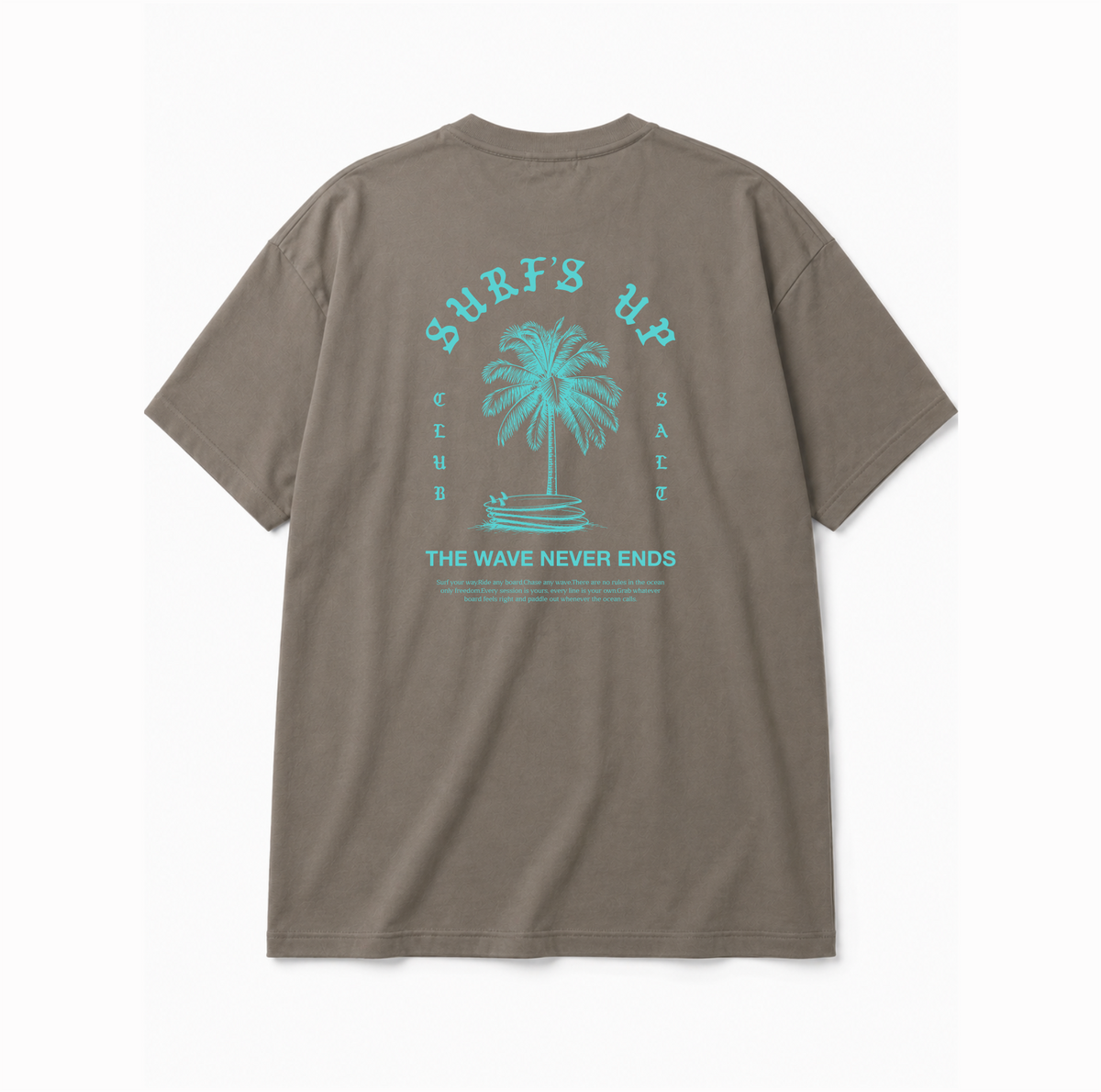 Camiseta Palm Shady Bege Costeiro