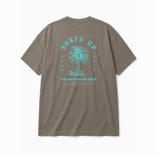 Camiseta Palm Shady Bege Costeiro
