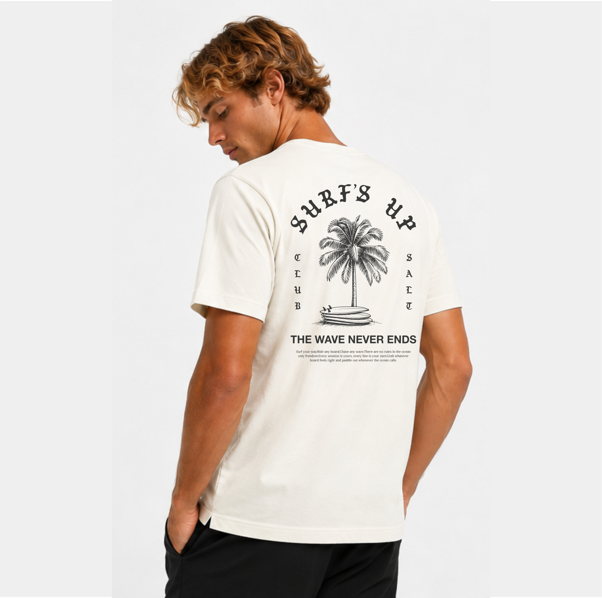 Camiseta Palm Shady Off White