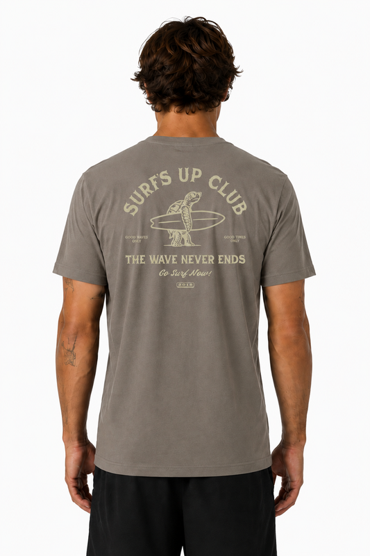 Camiseta Slow Driver Bege Costeiro